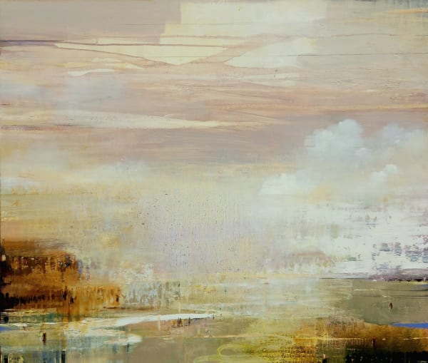 Gareth Edwards, Pavilion near the Arsenale, oil on canvas, 90 x 100 cm, 2024