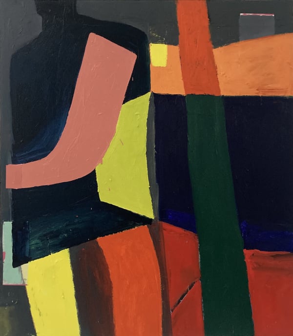 Fraser Taylor, Inver Standing Figure, oil on canvas, 122 x 107 cm, 2023