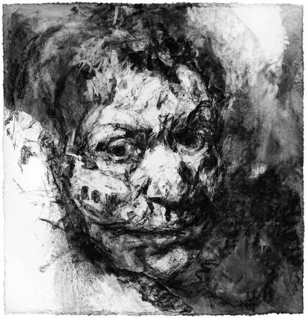 Alison Lambert, Lucretia, charcoal and pastel on paper, 105x 100 cm, 2020