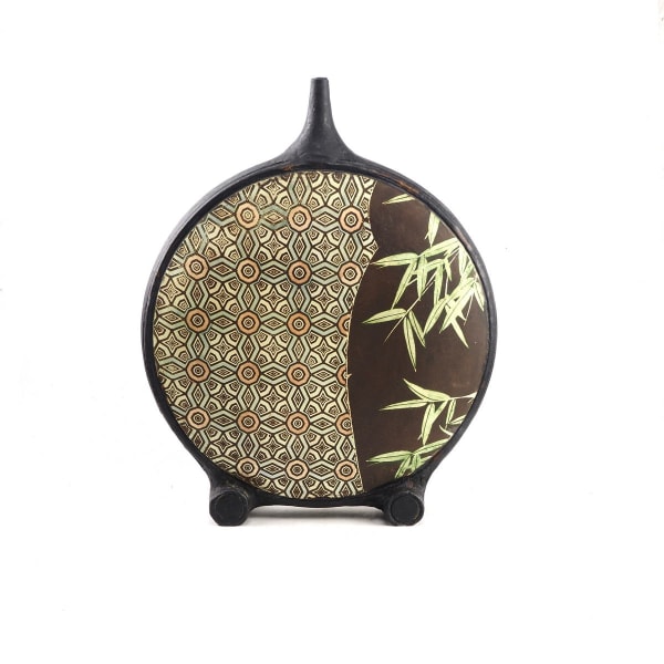 John Bedding, Bamboo Days', ceramic, 38 x 31 x 6 cm, 2024