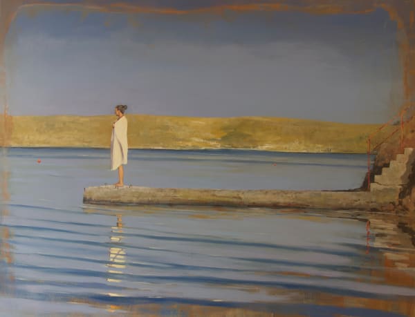 Tomas Watson, Morning Reflection, oil on canvas, 130 x 170 cm, 2022