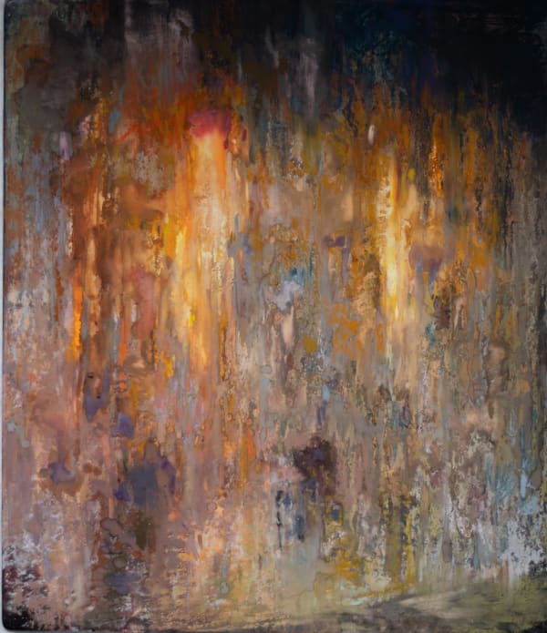 Nina Murdoch, Softly, pastel on paper, 35 x 30 cm, 2022