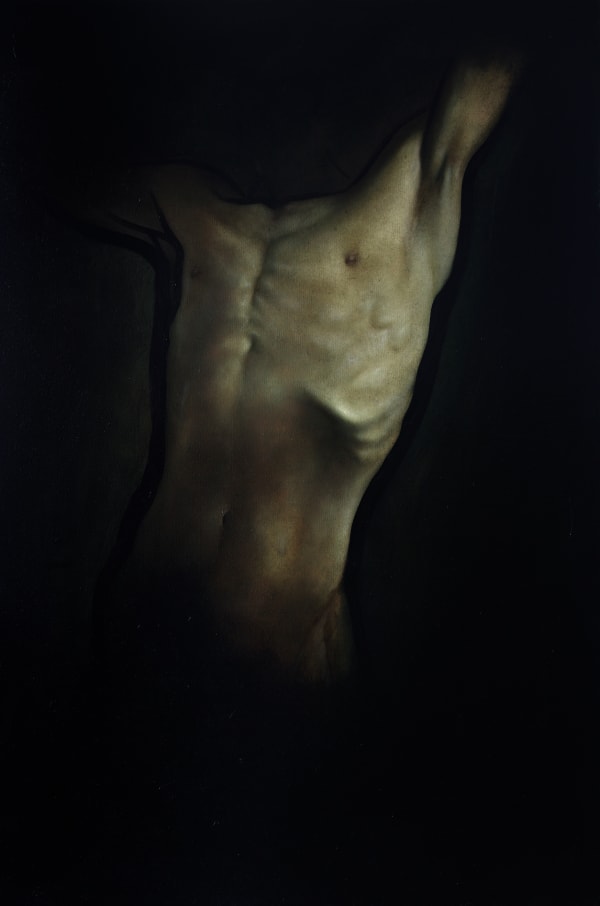 Tomas Watson, Kormos, Torso, oil on linen, 150 x 100 cm, 2022