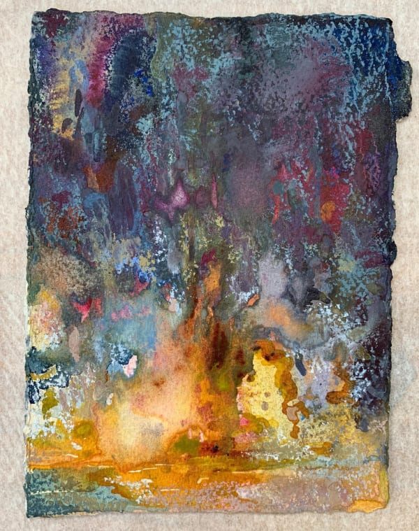 Nina Murdoch, Forget, pastel on paper, 19 x 13 cm, 2022