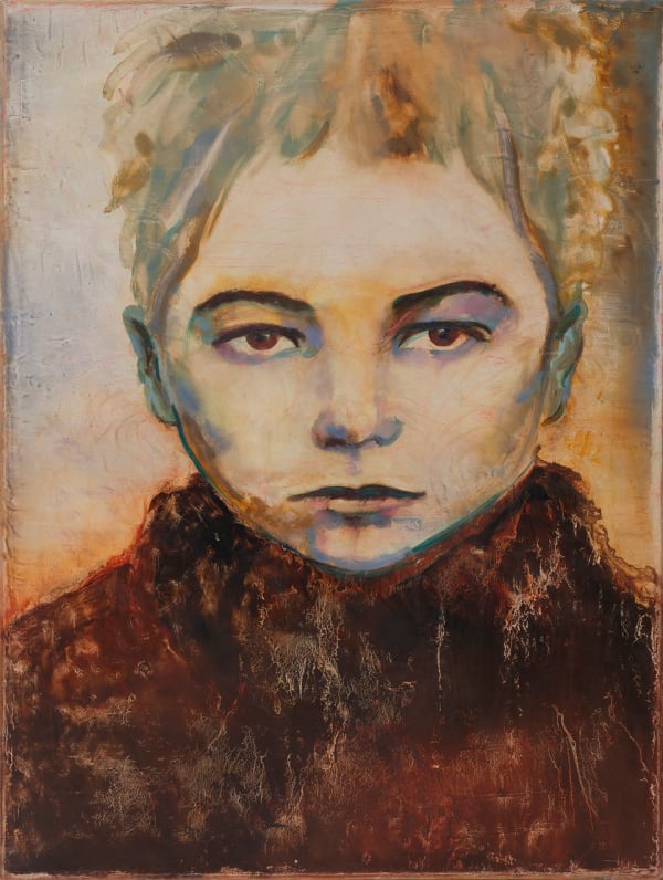 Jesse LeRoy Smith, Juvenile, oil on panel, 82 x 63cm, 2023