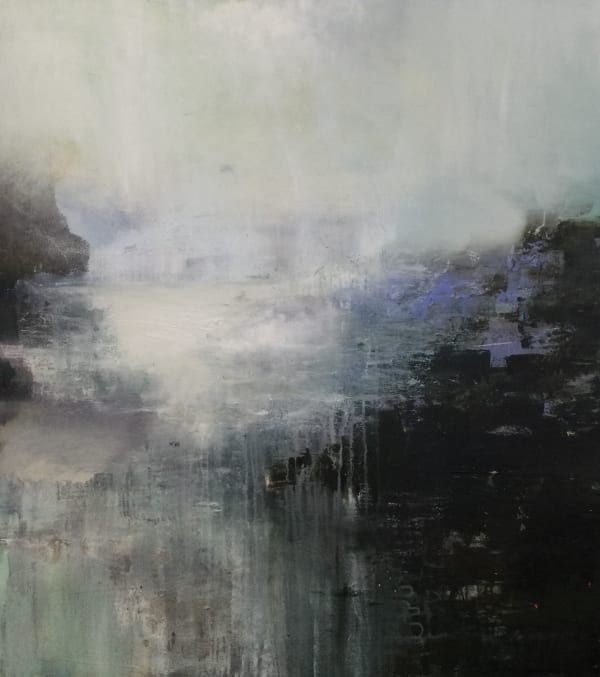 Gareth Edwards, Ocean Light, Atlantic, oil on canvas, 110 x 100 cm, 2022