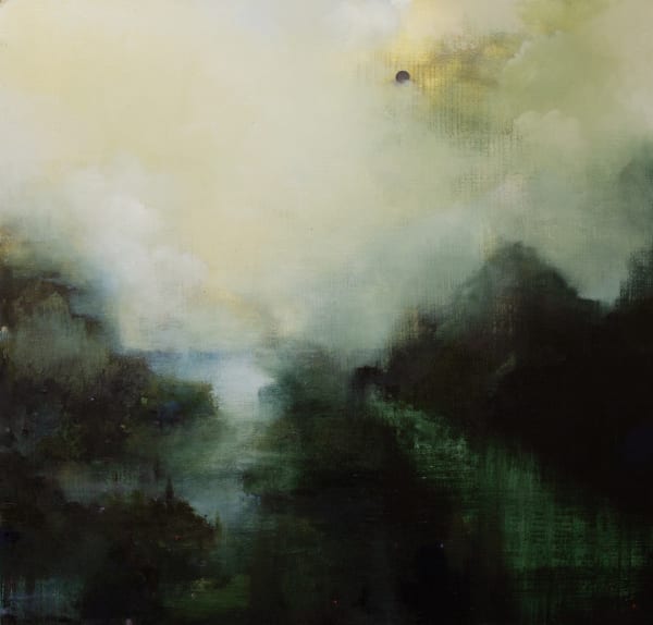 Gareth Edwards, The Blue Aqueduct, oil on canvas, 105 x 110 cm, 2020