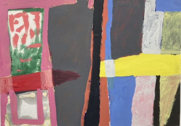 Fraser Taylor, Morvich Shadow, oil on paper, 59 x 84 cm, 2023