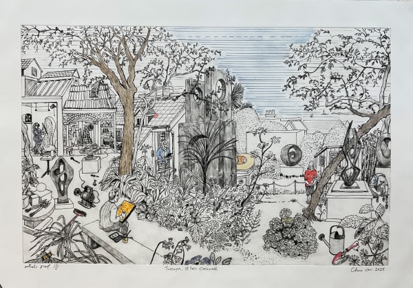Chris Orr, Trewyn, Barbara Hepworth's Garden, St Ives, 2025