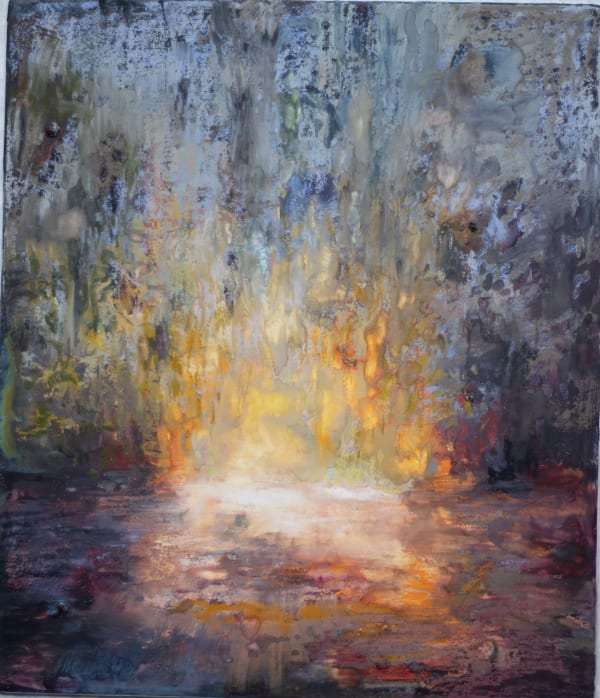 Nina Murdoch, I lost something in the hills, pastel on paper, 35 x 30 cm, 2022