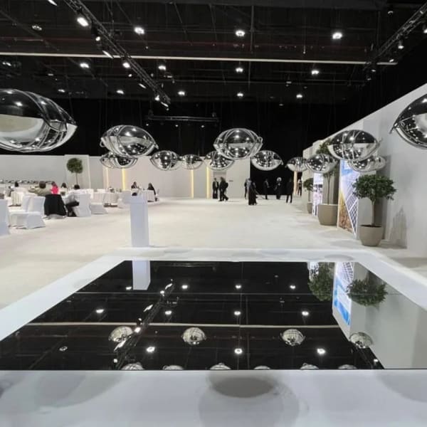 Dr. Najat Makki and Nujoom Alghanem present installations at Abu Dhabi Sustainability Week 2023