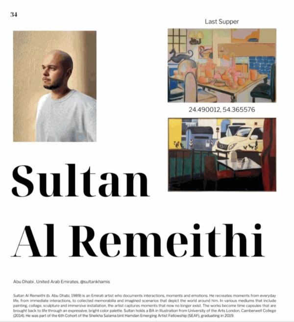 Sultan Al Remeithi in Modern Renaissance Magazine Summer 2023 issue: International Artists