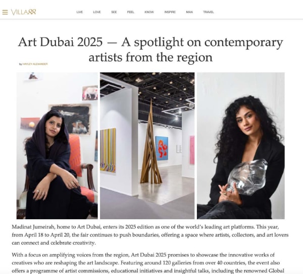 Art Dubai 2025 — A spotlight on contemporary artists from the region