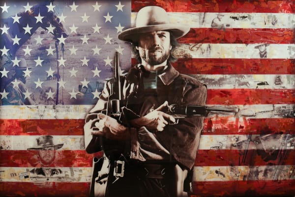 American Flag Clint 5908 72X48