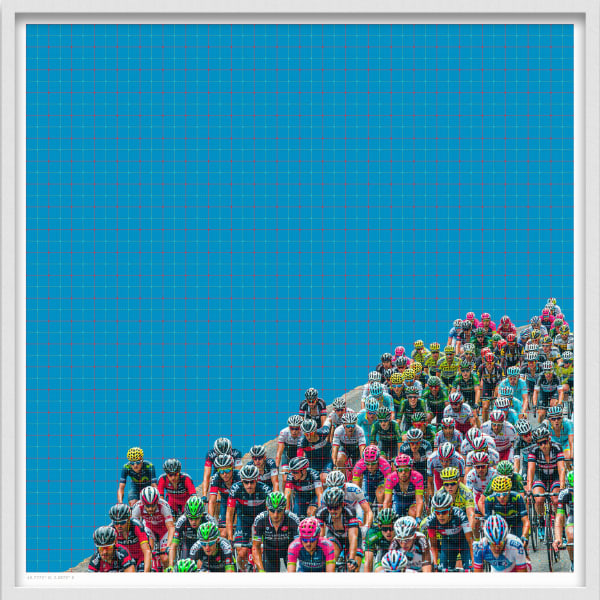 Mario Arroyave, Tour de France 3, Ed. 1/3, 2020, photography, giclée print on conservation paper, 100 x 100 cm.