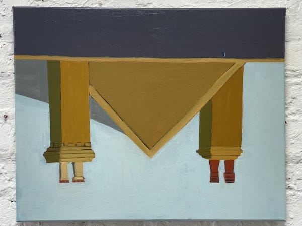 JOHN BUTTERWORTH Downside Up 50x40 Oil Paint on stretched Linen £950