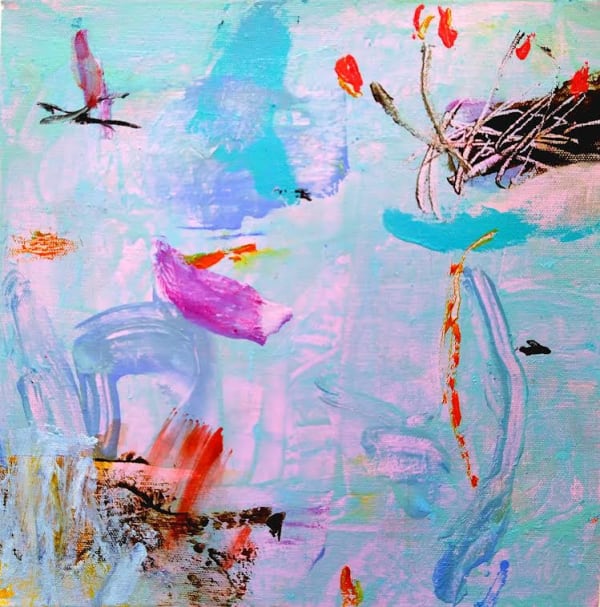 NIAMH COLLINS ‘Early Spring’ 30 x 30 cms Oil on canvas £450