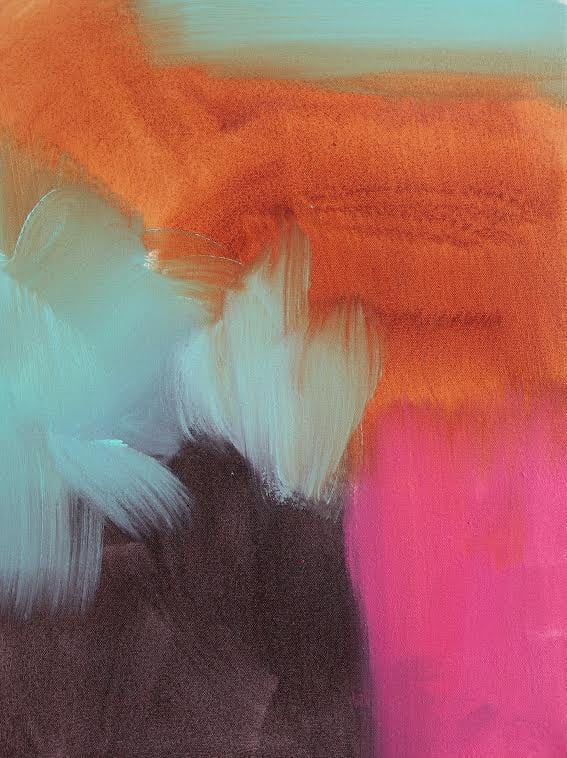 PEGGY COZZI Mindmap 5 40 x 30 cm oil on canvas £700