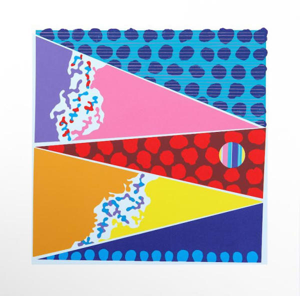 JOHN CROSSLEY 'Sing Song Day' 50x50 cm framed silkscreen print, edition of 30 £350.00 unframed £475 framed