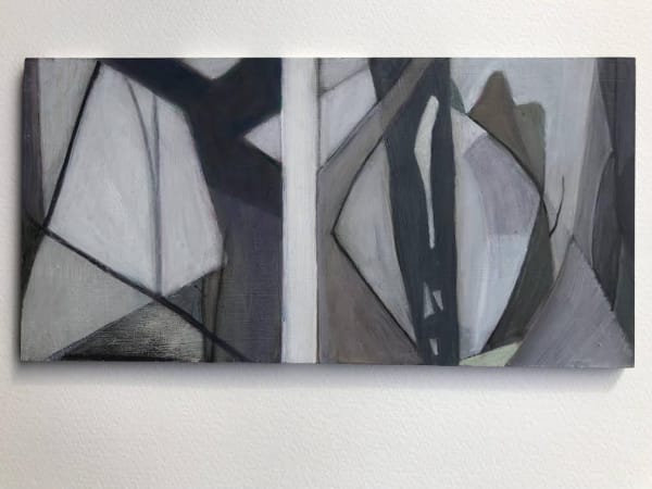 SARAH LORD Garden Mist 15 x 29.5 cms Acrylic on board £395.00