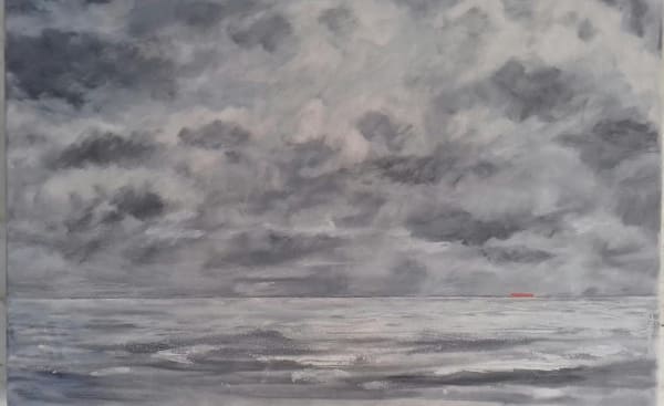 ROBERT BURKALL MARSH Container (1) 42 x 61 oil on canvas SOLD