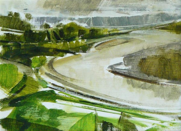 ANDREW PAVITT On Richmond Hill 22cm x 26cm Oil on wood panel £450