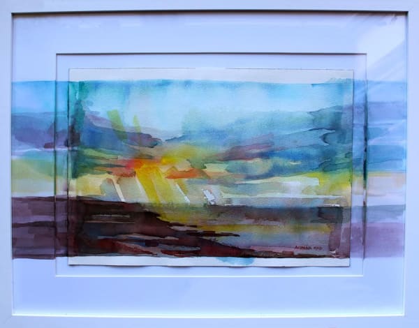 ARPANA RAO Sunset Skies 50 cm x 42.5 cm Watercolour on paper (framed) £200