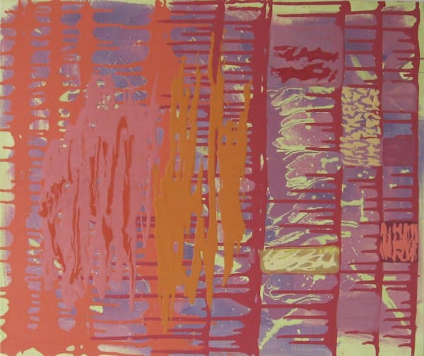 LINDA SIMMONDS June (vi) 2021 54 x 64 cm (including tray frame) Acrylic on Canvas £550