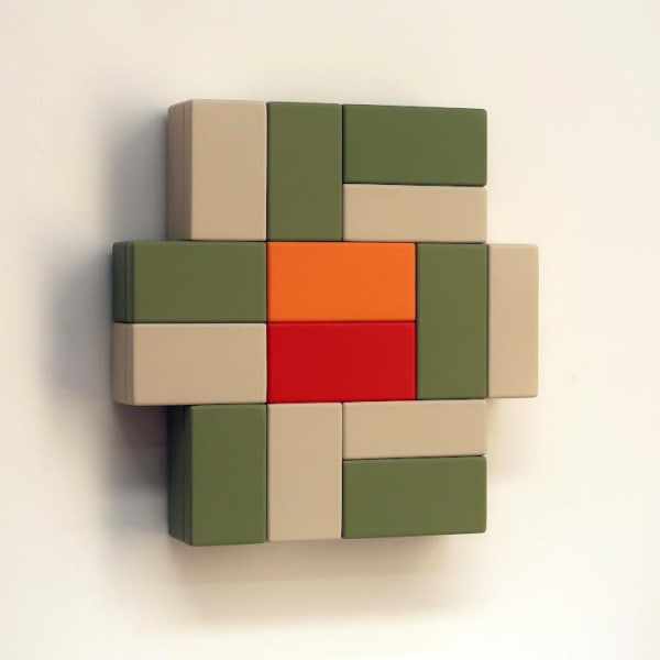 SEAMUS STAUNTON Shift 46 x 46 x 9 cm Vinyl on wood £2,500