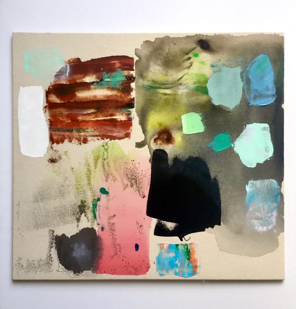 EVA WILLER-ANDERSON Steppingstones 38cm x 54cm Acrylic paint on canvas POA