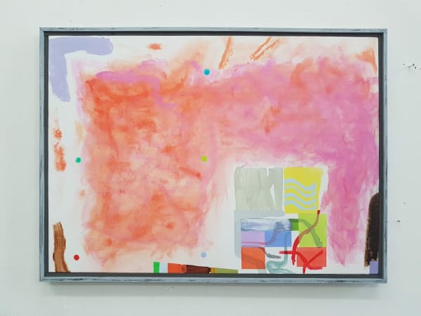 Jeff Dellow Capsula 2022 Acrylic on Canvas 55 x 75cm £2180