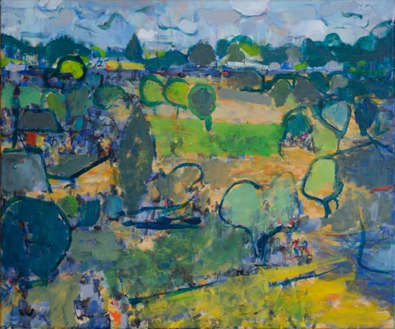 Dominic Harper 'Warming Up' 2022 Oil on Canvas 60 x 50cm £725