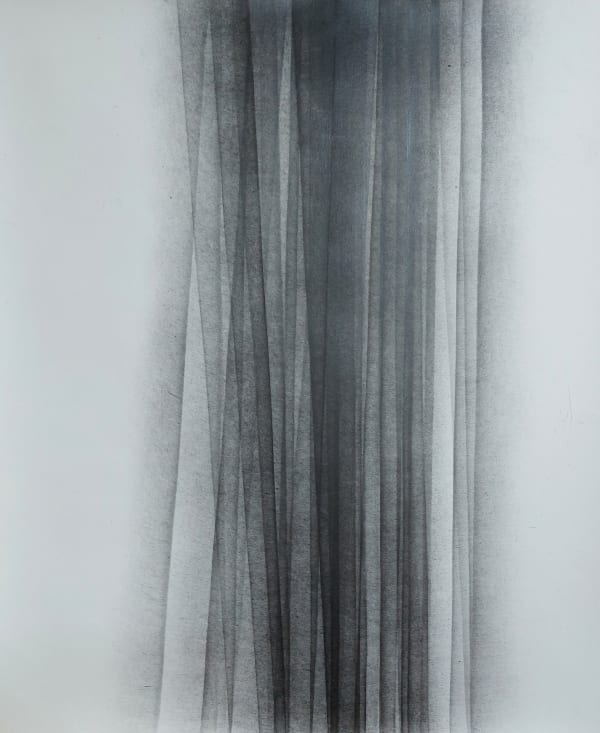 Grace Ayson 'Intersection' 2020 Graphite and Conte on Paper 60 x 50cm SOLD