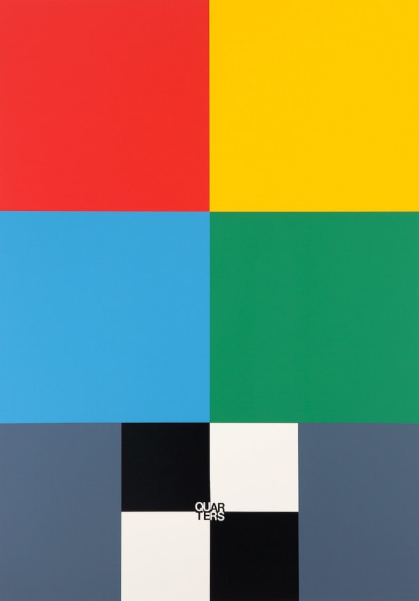 SIR PETER BLAKE Alphabet: Q is for Quarters Silkscreen on Paper 780mm x 1020mm x 2mm Edition of 95 Copyright The Artist SOLD