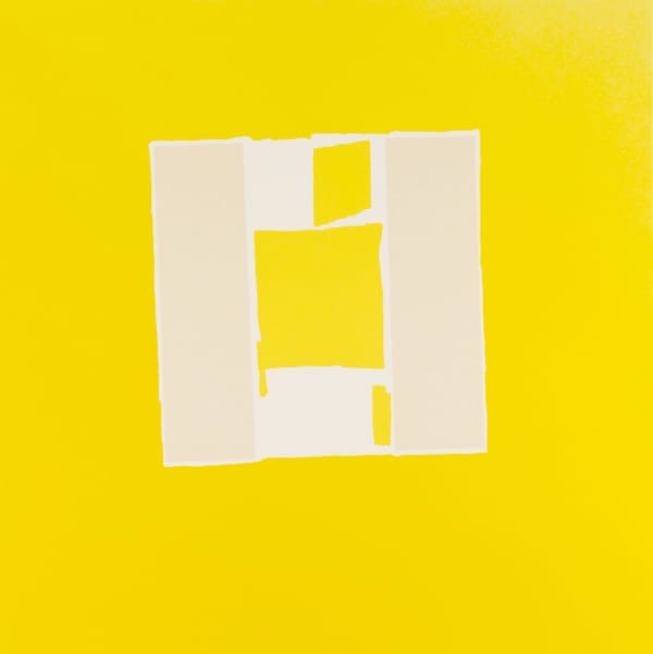 SANDRA BLOW RA Canvas on Chrome 2003 Silkscreen Print 74 cm x 75 cm Edition of 75 Copyright The Artist