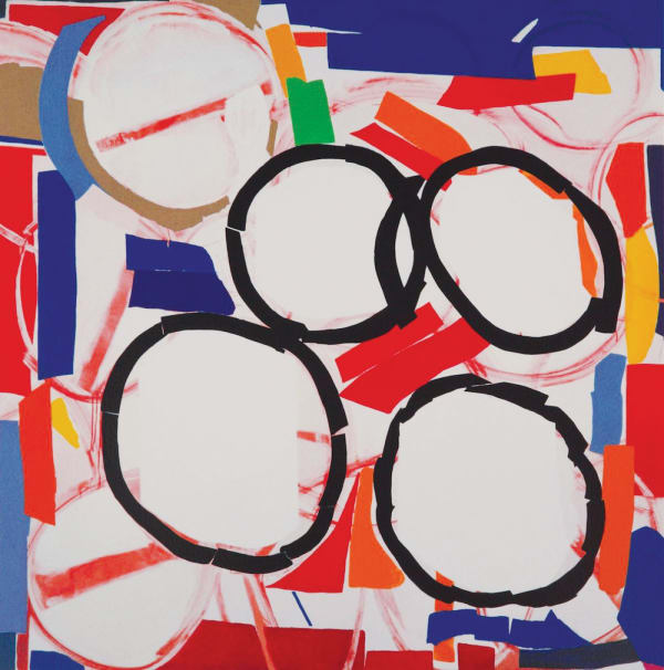 SANDRA BLOW RA Interaction 2000 Silkscreen on Paper 650mm x 630mm x 2mm Edition of 125 Copyright The Artist