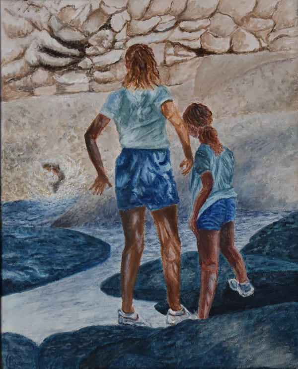 Pamela Cutler Fleeting Moment 2022 33 x 27cm acrylic on canvas £490