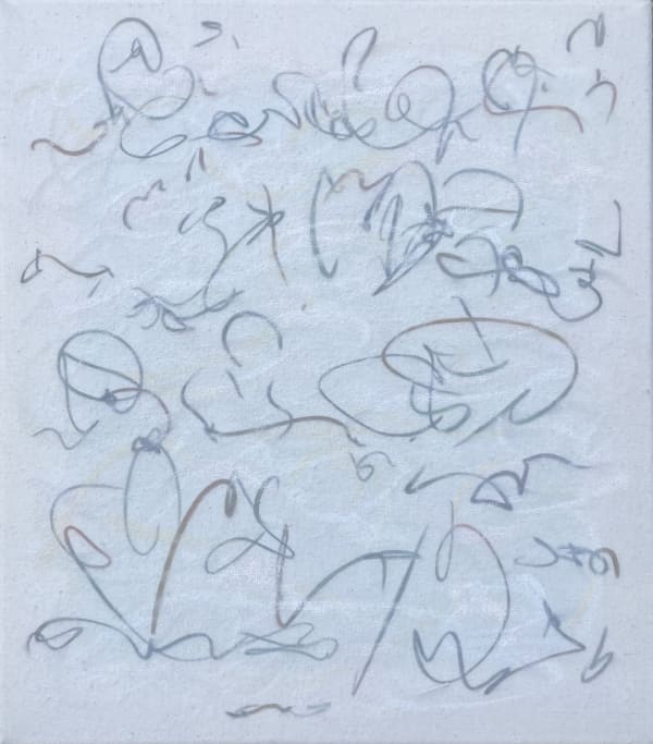 Julie Sumner Sea: Glass No.2 2022 41 x 36cm chalk pastel on canvas £350