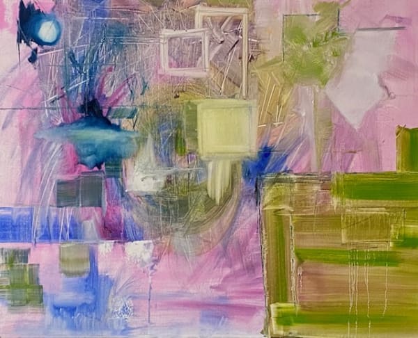 Eileen Moxley Migraine 2022 60 x 70cm oil on canvas £1800