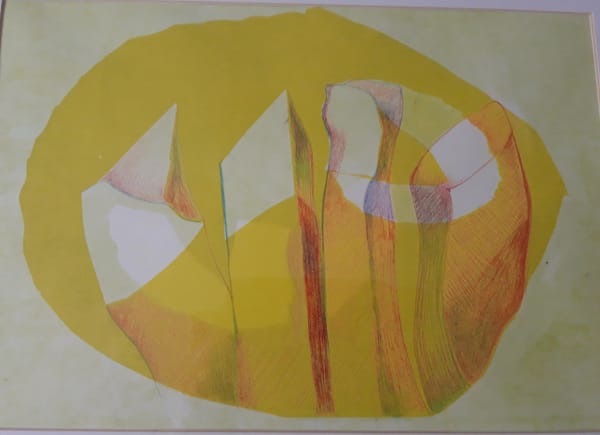 Susan Carlyle Ridge SA 50 x 40cm watercolour and prismacolour £250