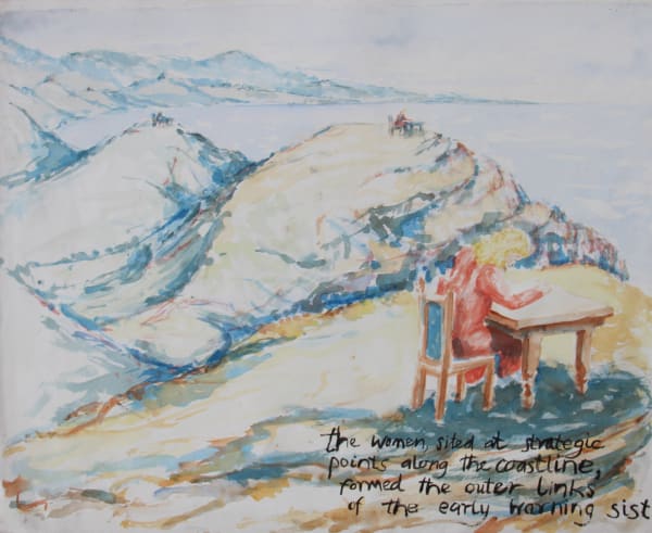 Michael Phillipson Edge of the known world Water-colour and ink on paper 59cm x 69cm £750