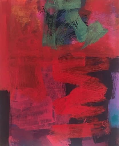 Gillian Ingham Red 2 Acrylic on Canvas 50 x 40cm £1600