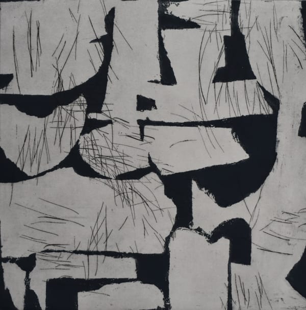 Silke Heuer ABSTRACT II Etching Edition 18 of 30 66 x 82cm £330 (framed) £250 (unframed)