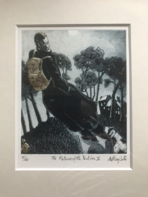 Anthony Salter THE RETURN OF THE NATIVE II Etching Edition 2 of 60 36 x 31cm £135 (framed) £85 (unframed)