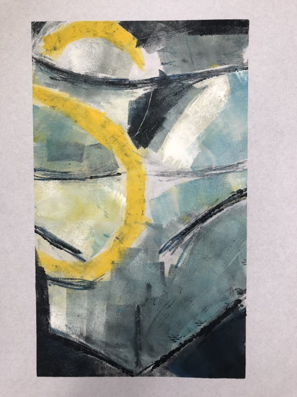 Jacki Baxter ICE CUBE 1 Monotype Unique 55 x 40cm £240 (framed)