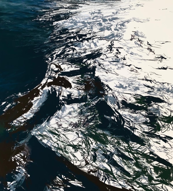 TANYA ACHINNIKOVA Across the Irish Sea. Silver Wings II 60x50cm 70x60cm framed Soft pastel £980