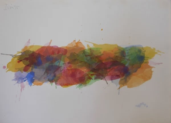 Opus w.13 Studio No.4 Albert Irvin OBE RA 1975 Watercolour on Paper 56.8 x 79.2cm POA