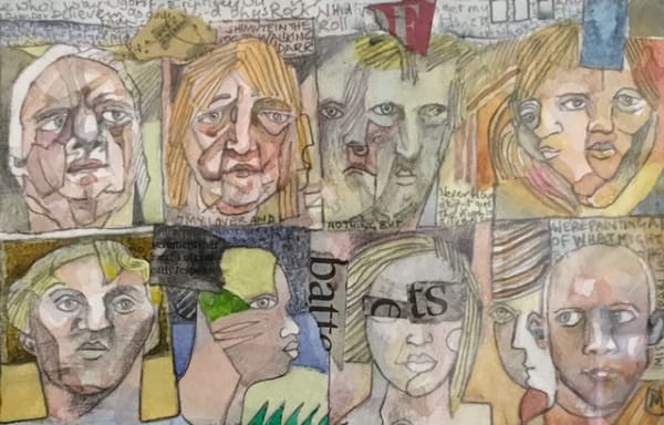 Colin Merrin You Have to Stay at Home Again Watercolour £260