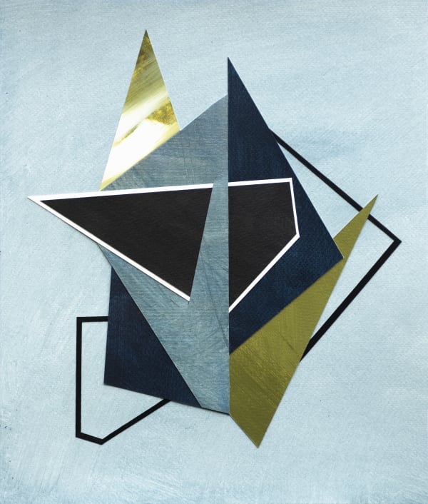 Lisa Traxler REMEMBERING 3 2022 Constructed collage paintings / Artist painted papers / Waterbased media on paper 38 x 32.5cm £600