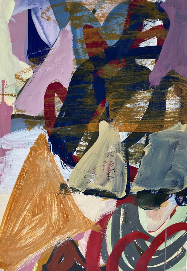 Julie D Cooper Pool 2024 Gouache 34 x 23cm £475